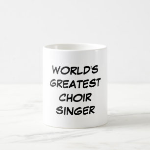 De Café Do "cantor do coro mundo caneca do grande"