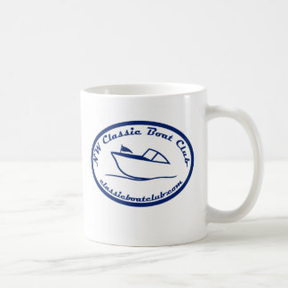 De Café Do clube clássico do barco do nanowatt caneca azul