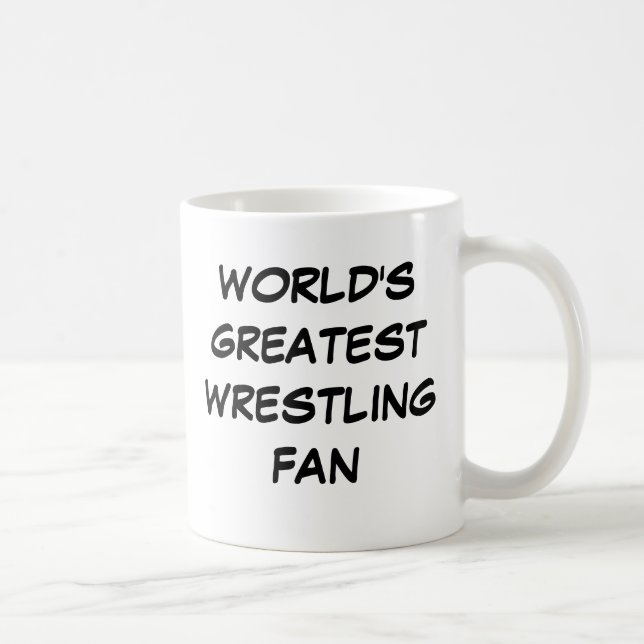 De Café Do "fã da luta mundo caneca do grande" (Direita)
