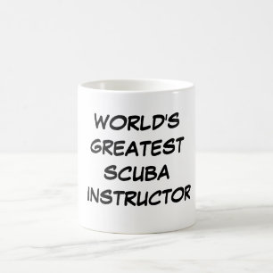 De Café Do "instrutor do mergulhador mundo caneca do