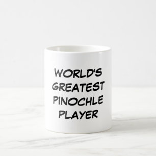 De Café Do "jogador do Pinochle mundo caneca do grande"