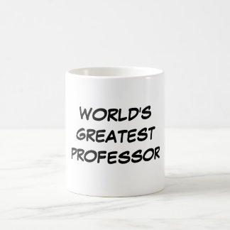 De Café Do "O grande professor" caneca mundo