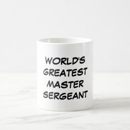 De Café Do "O grande sargento mestre" caneca mundo