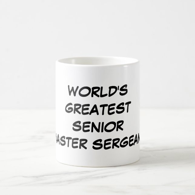 De Café Do "O grande sargento mestre superior" caneca (Centro)