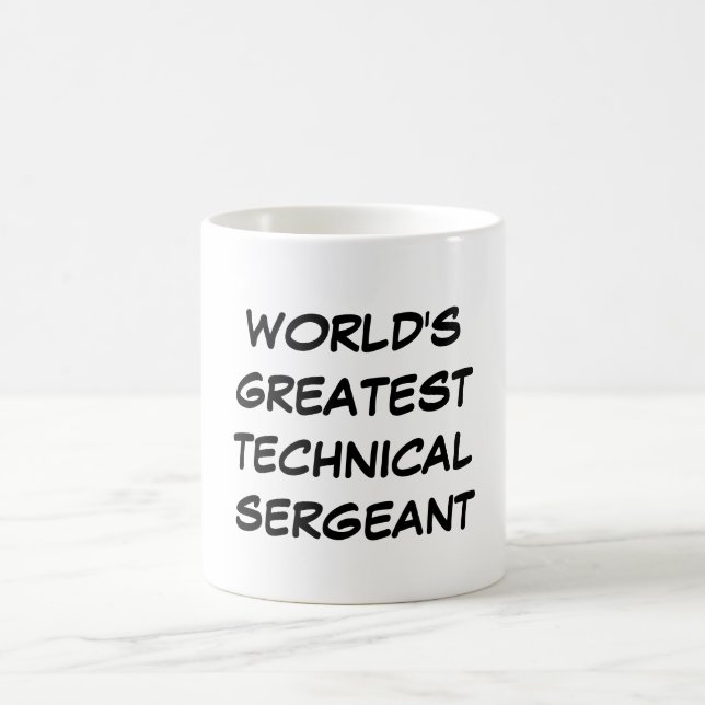 De Café Do "O grande sargento técnico" caneca mundo (Centro)
