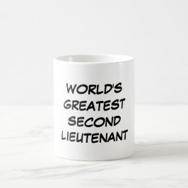 De Café Do "O grande segundo tenente" caneca mundo