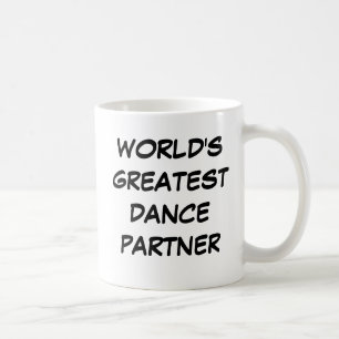 De Café Do "sócio da dança mundo caneca do grande"