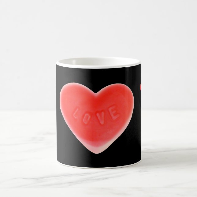 De Café Doce Preto do Coração 'Eu amo a caneca U' (Centro)