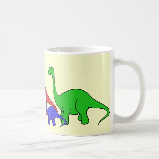 De Café Dos CF dos dinossauros caneca abundante (Direita)