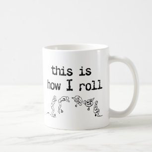 De Café É assim que eu faço Caneca Divertida Humor