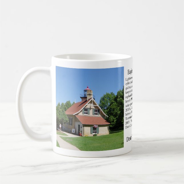 De Café Eagle Bluff Lighthouse caneca (Esquerda)