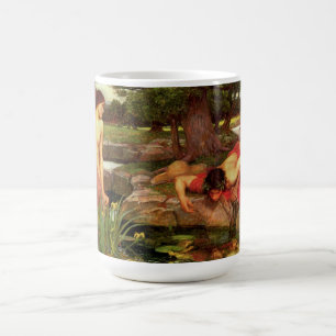 De Café Eco do Waterhouse e caneca do narciso