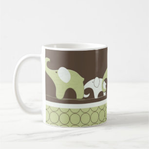 De Café Elefantes para a caneca do bebê