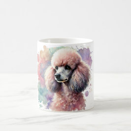 De Café 🐾 Elegante Poodle Amantes, esta caneca é para voc