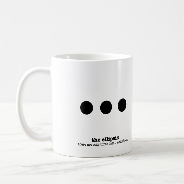 De Café Ellipsis da caneca da gramática (Esquerda)