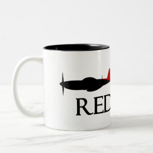 De Café Em Dois Tons 100th Caneca da herança das caudas vermelhas" do