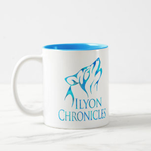 De Café Em Dois Tons 11 onças Ilyon cronicam a caneca azul do Dois-Tom