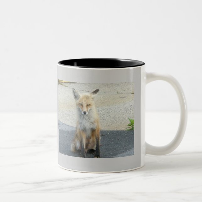 De Café Em Dois Tons 11 Oz. Caneca (Direita)