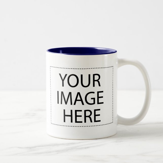 De Café Em Dois Tons 15 onças. Caneca do Dois-Tom (Direita)