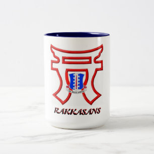 De Café Em Dois Tons 187TH CANECA da INFANTARIA RAKKASANS TORII