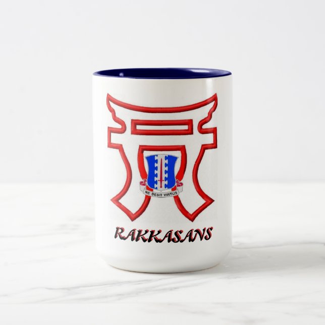 De Café Em Dois Tons 187TH CANECA da INFANTARIA RAKKASANS TORII (Centro)