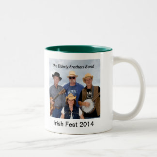 De Café Em Dois Tons 2014 irmãos idosos unem a caneca comemorativa