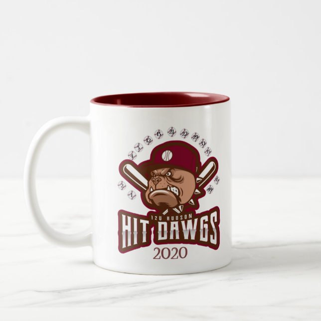 De Café Em Dois Tons 2020 Hudson Bateu na Caneca Dawgs (Esquerda)