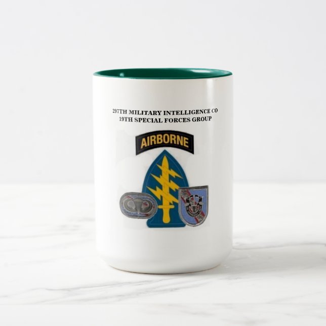 De Café Em Dois Tons 297TH CANECA da EMPRESA da INTELIGÊNCIA MILITAR (Centro)