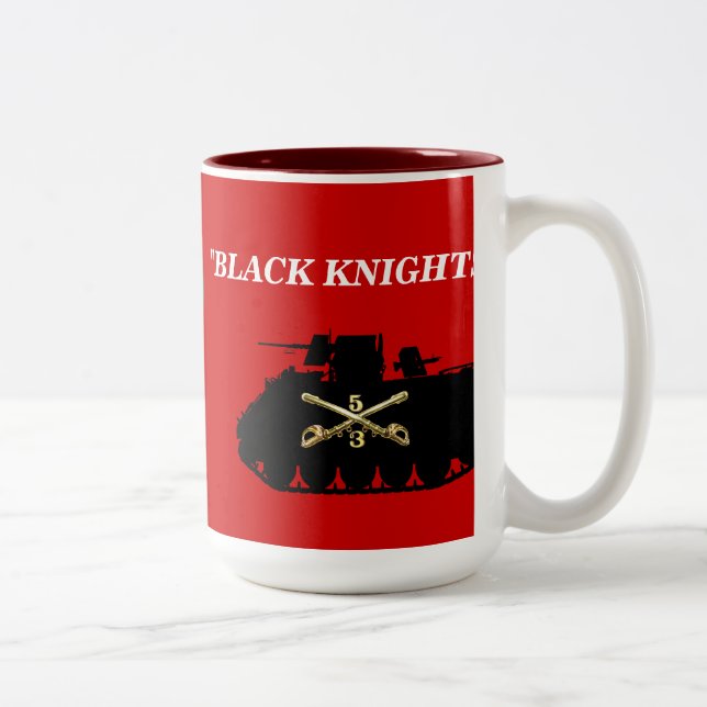 De Café Em Dois Tons 3/5th Caneca da trilha da cavalaria M113 ACAV (Direita)