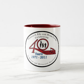 De Café Em Dois Tons 40th Caneca da reunião