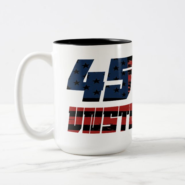De Café Em Dois Tons 48 caneca imparável (Esquerda)
