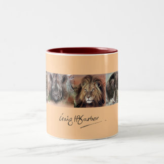 De Café Em Dois Tons 5 caneca grande africana