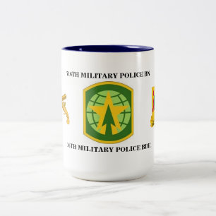 De Café Em Dois Tons 716TH CANECA do BATALHÃO da POLÍCIA MILITAR