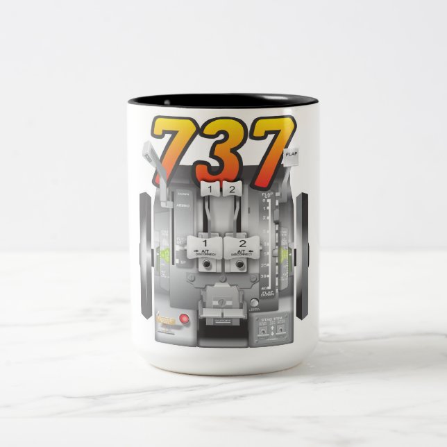 De Café Em Dois Tons 737 caneca 15oz (Centro)