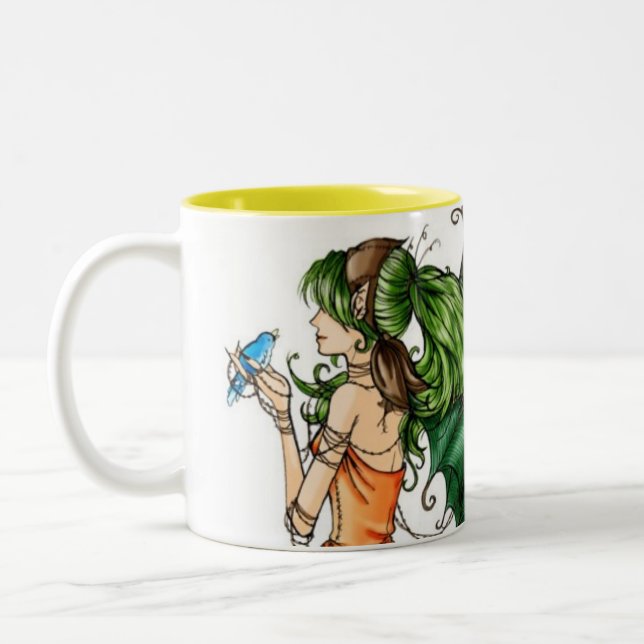 De Café Em Dois Tons A aranha voa a caneca (Esquerda)