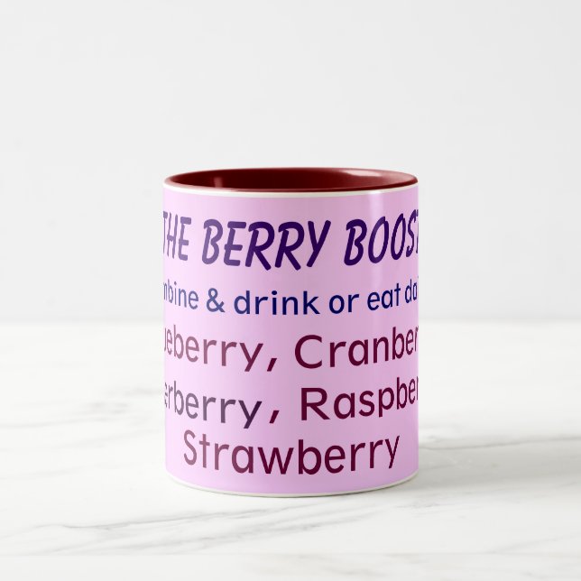 De Café Em Dois Tons A caneca Berry Boost (Centro)
