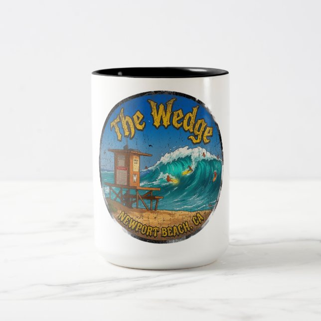 De Café Em Dois Tons A Caneca Clássica The Wedge (Centro)