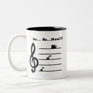 De Café Em Dois Tons A caneca "… com referência a… mew?! "