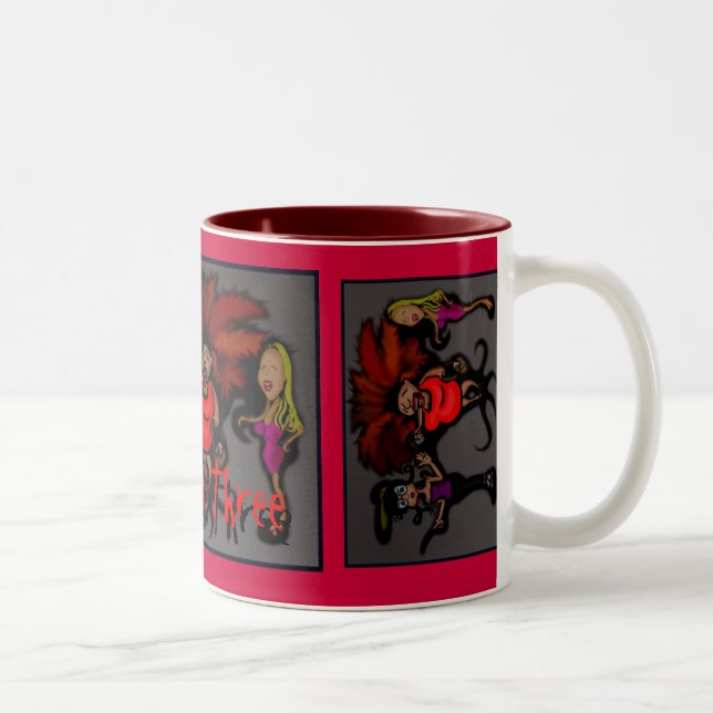 De Café Em Dois Tons A caneca da diva três (Direita)