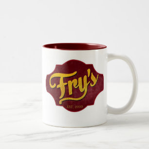 De Café Em Dois Tons A caneca da fritada (marrom)