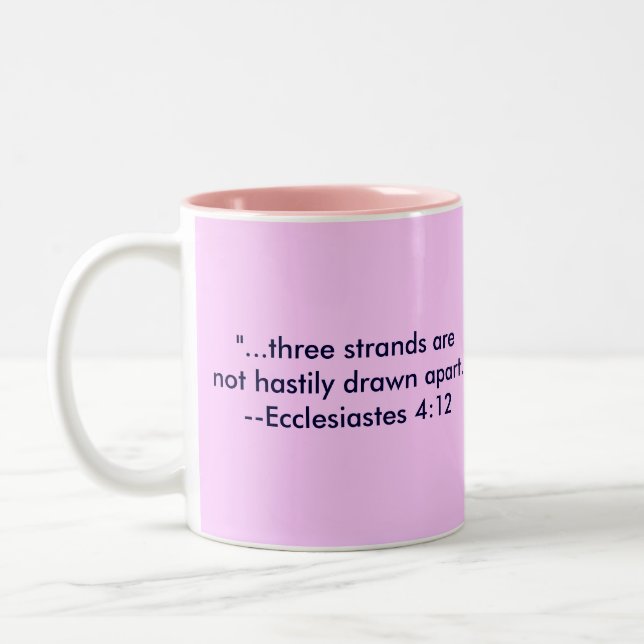 De Café Em Dois Tons A caneca da noiva (Esquerda)