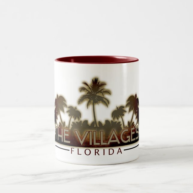 De Café Em Dois Tons A caneca da palmeira Villages Florida (Centro)