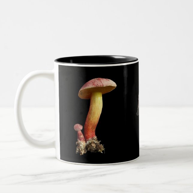 De Café Em Dois Tons A caneca do amante do cogumelo (Esquerda)