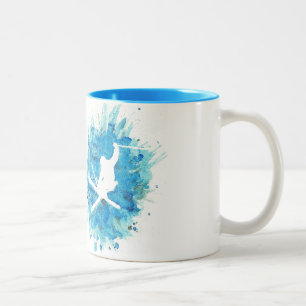 De Café Em Dois Tons A caneca do esquiador