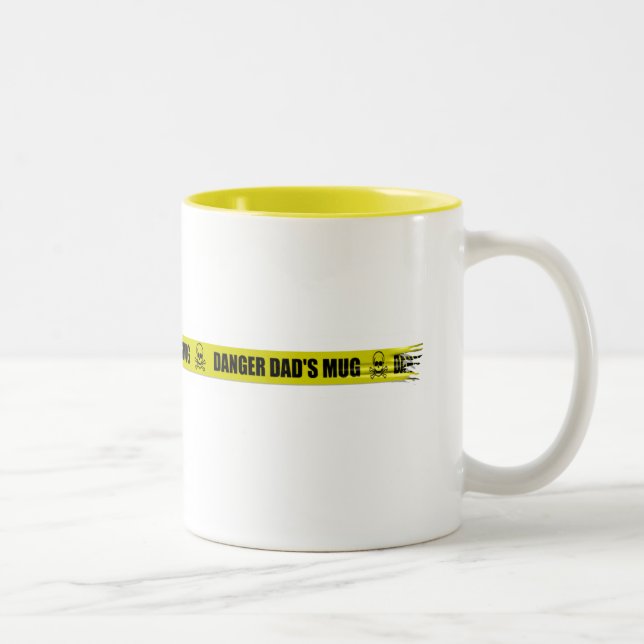 De Café Em Dois Tons A caneca do pai do perigo (Direita)