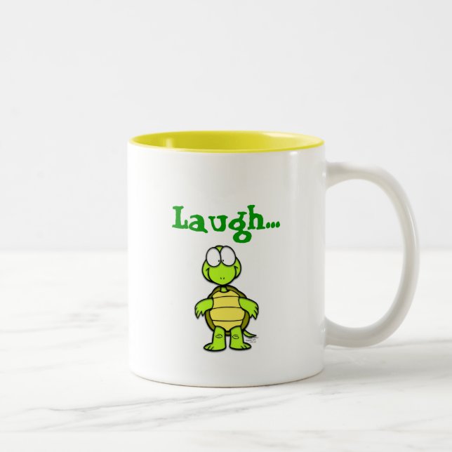 De Café Em Dois Tons A caneca do riso (Direita)