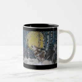 De Café Em Dois Tons A caneca dos LOBOS