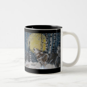 De Café Em Dois Tons A caneca dos LOBOS