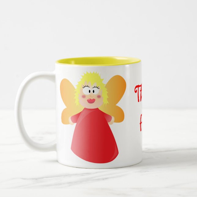 De Café Em Dois Tons A caneca feericamente gorda (Esquerda)