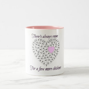 De Café Em Dois Tons A caneca perfeita para a galinha-holic!